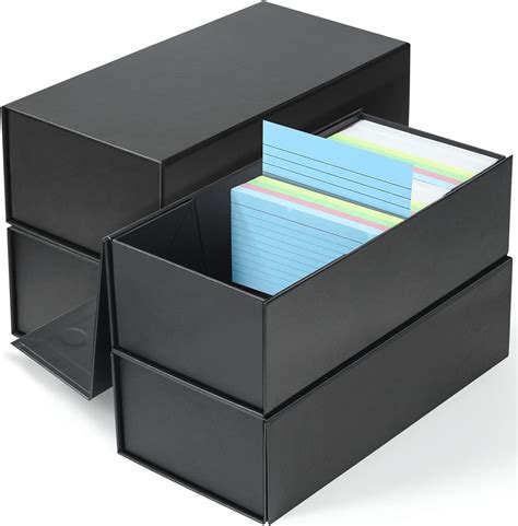 find it metal 3x5 index card box|3x5 index card organizer.